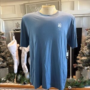 Travis Mathew Blue Short Sleeve Tee
